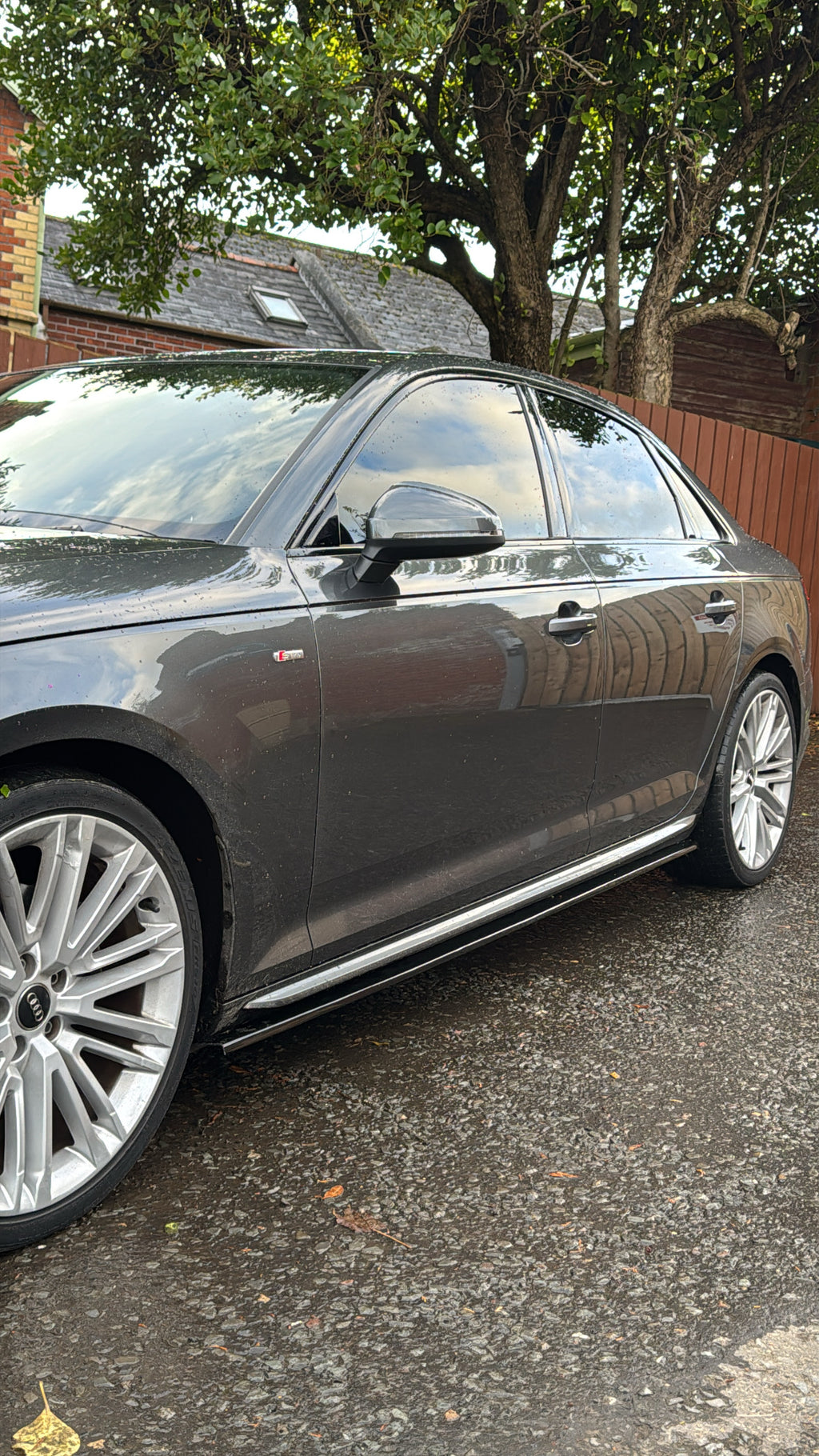 Audi A4 B9 Side extensions 2015+